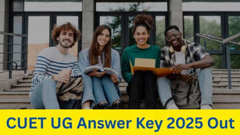 CUET UG Answer Key 2025 Out – Gov Update Wala Official