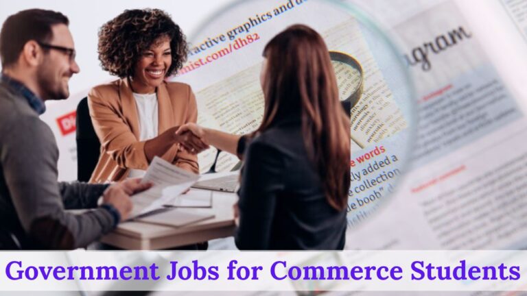 Government Jobs for Commerce Students