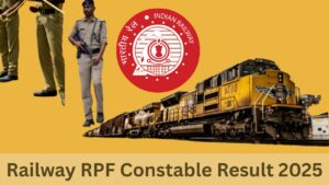 Railway RPF Constable Result 2025