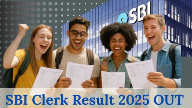 SBI Clerk Result 2025 OUT