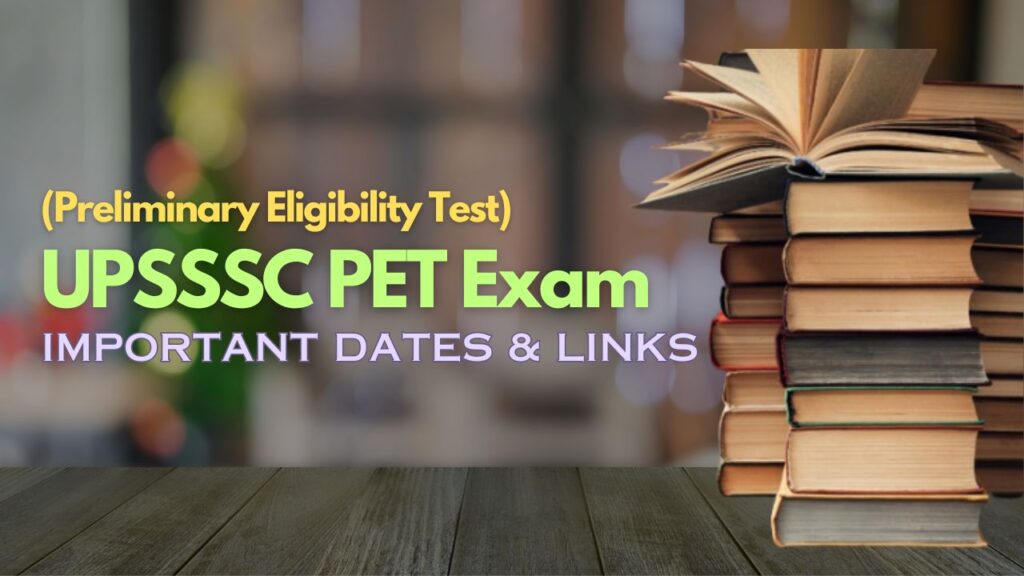 UPSSSC PET Exam 2025
