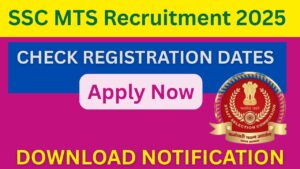 SSC Multi Tasking Staff MTS Recruitment 2025