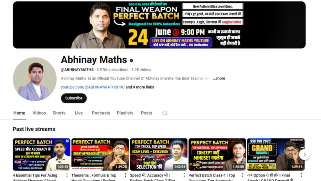 Abhinay Sharma – Expert in Tricks and Speed