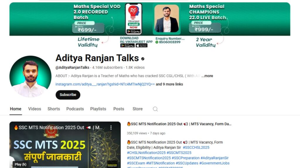Aditya Ranjan – Expert in Both Math and Reasoning
