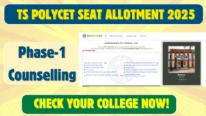 TS POLYCET Seat Allotment 2025