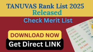 TANUVAS Rank List 2025 Released