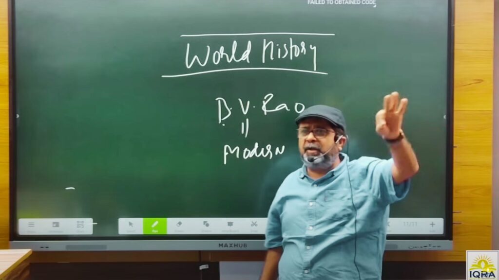 Awadh Ojha Sir teaching Modern Indian History to UPSC aspirants.