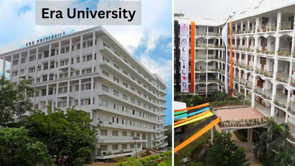 Era University nursing lab with students learning under faculty supervision.