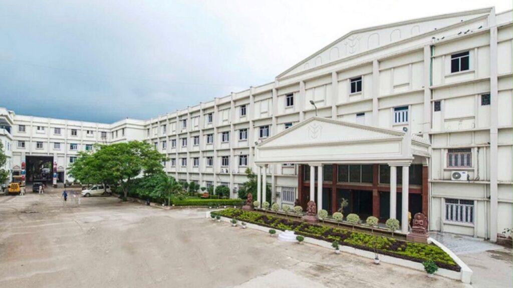 Narayana Medical College campus with integrated hospital facilities for advanced medical training