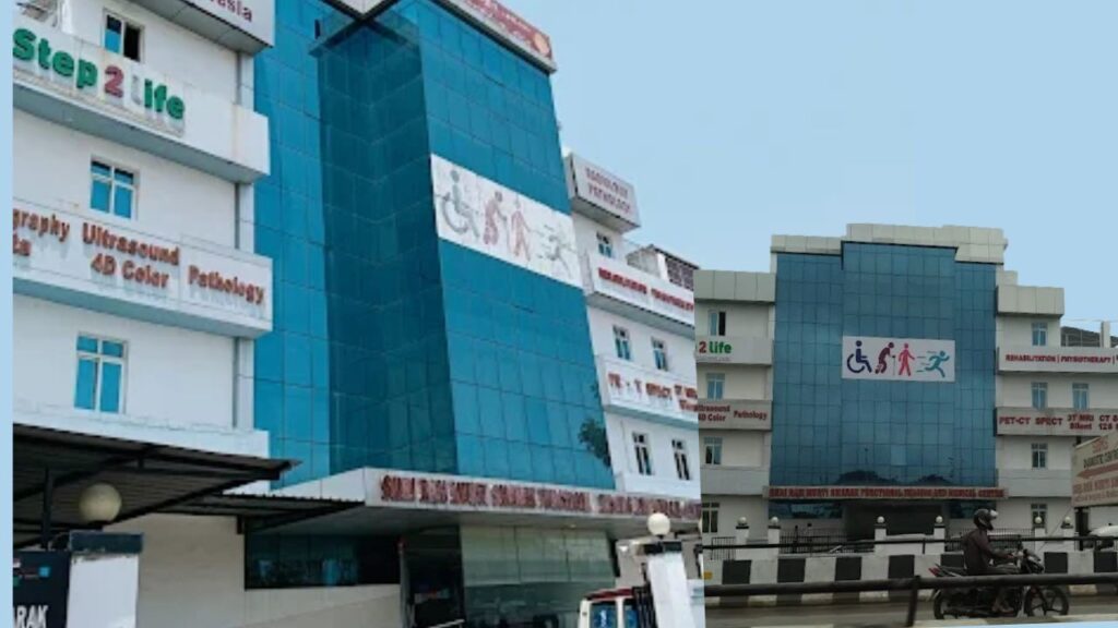 SRM Medical College campus with modern infrastructure and diverse student community