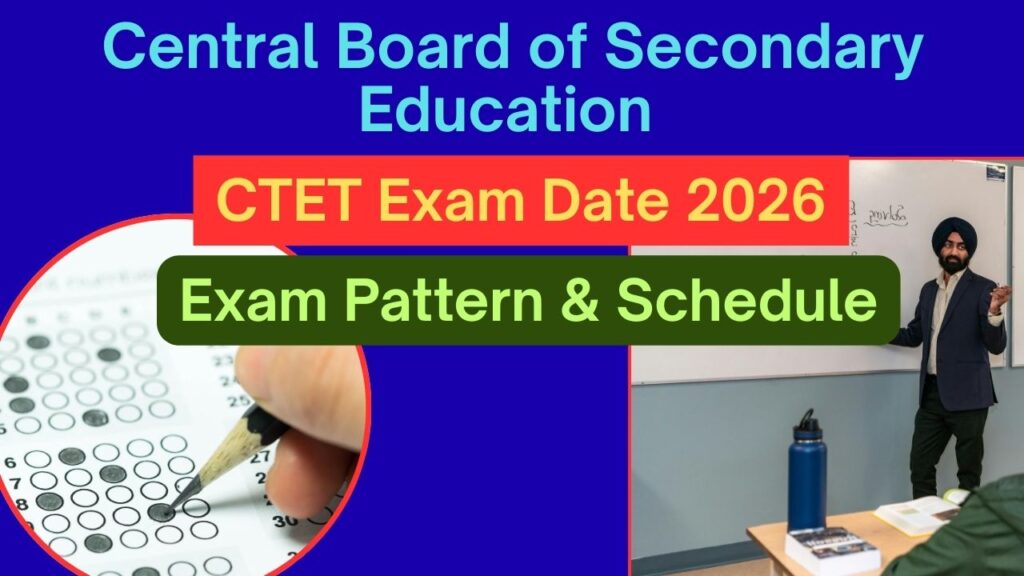 CTET Exam Date 2026
