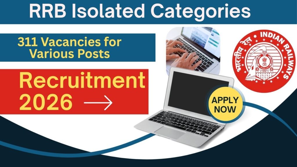 RRB Isolated Categories Recruitment 2026