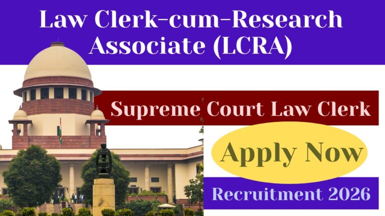 Supreme Court Law Clerk Recruitment 2026