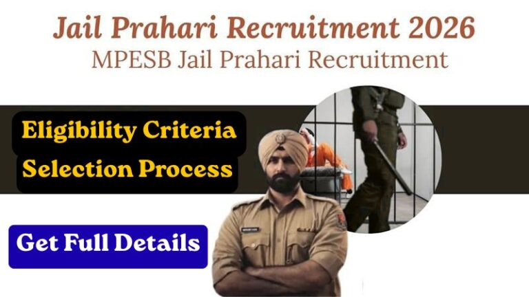 Jail Prahari Recruitment 2026