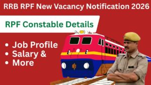 RRB RPF New Vacancy Notification 2026