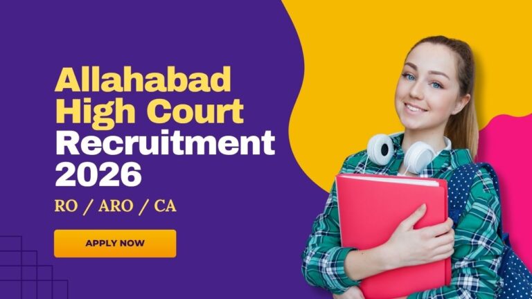 Allahabad High Court RO / ARO / CA Recruitment 2026