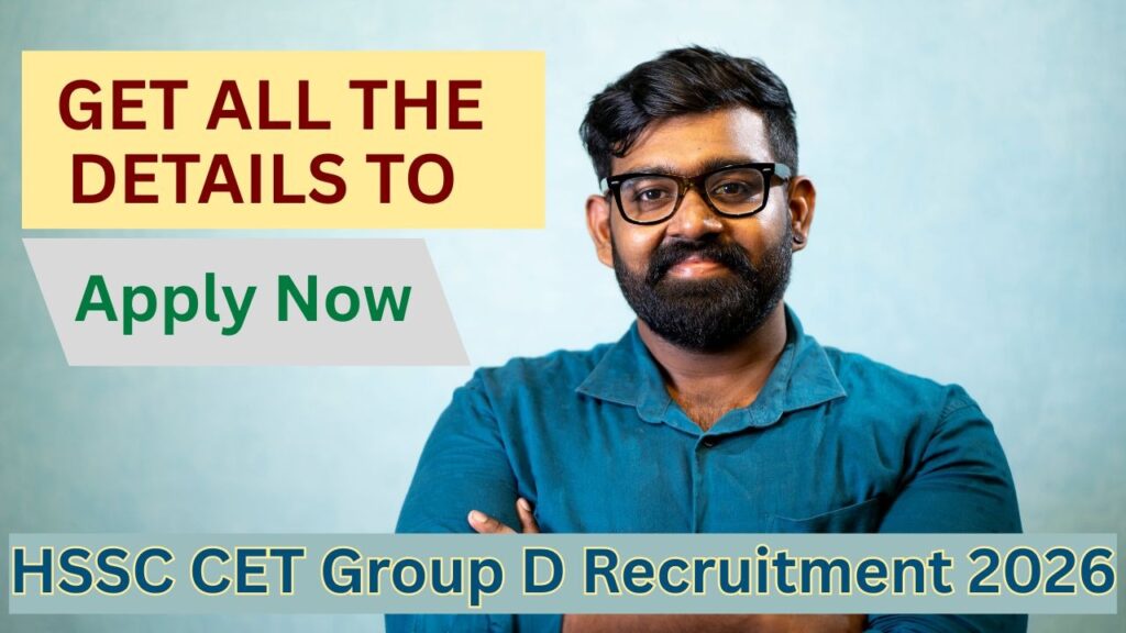 HSSC CET Group D Recruitment 2026