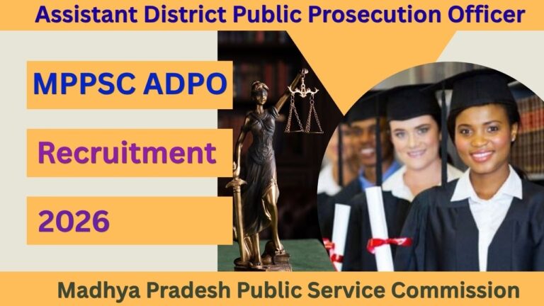 MPPSC ADPO Recruitment 2026