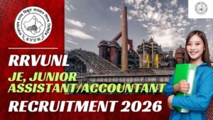 RRVUNL JE, Junior Assistant Recruitment