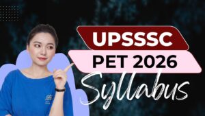UPSSSC PET Syllabus