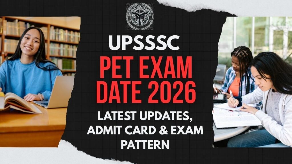 UPSSSC PET Exam Date 2026