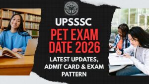 UPSSSC PET Exam Date 2026