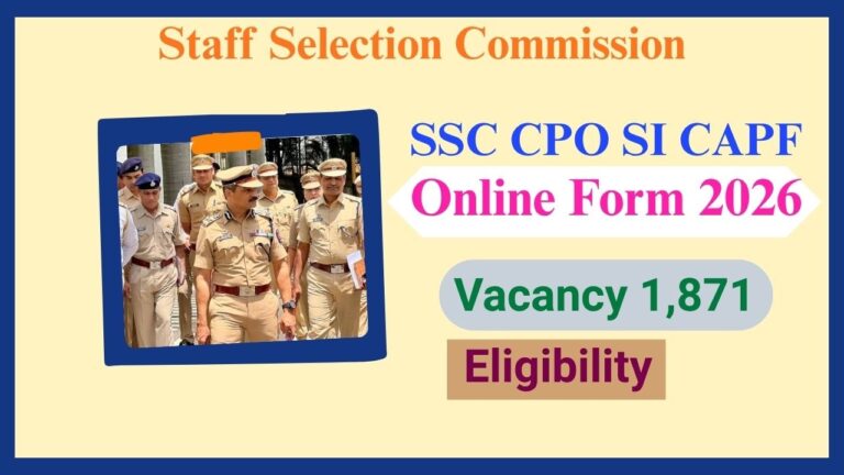 SSC CPO SI CAPF